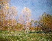 Claude Monet Springtime at Giverny Spain oil painting reproduction
